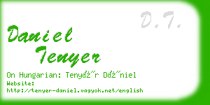 daniel tenyer business card